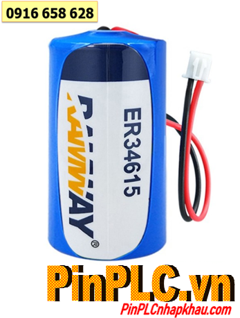 RAMWAY ER34615 (Dây zắc cắm); Pin nuôi nguồn RAMWAY ER34615 D 19000mAh 3.6v chính hãng